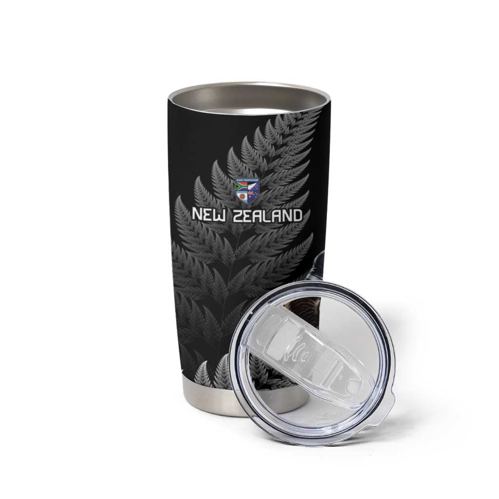 New Zealand Rugby Custom Tumbler Cup Glory Be To Black Silver-fern - Aussie Hoodie