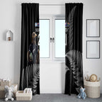 New Zealand Rugby Custom Window Curtain Glory Be To Black Silver-fern - Aussie Hoodie