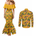 aussie-matildas-couples-matching-mermaid-dress-and-long-sleeve-button-shirts-football-australia-2023-silver-princess-unique