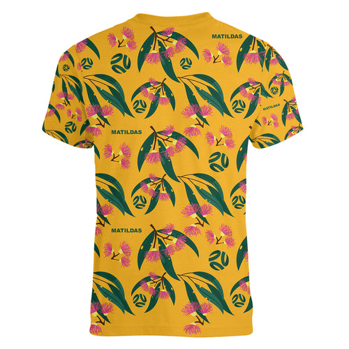 aussie-matildas-women-v-neck-t-shirt-football-australia-2023-silver-princess-unique