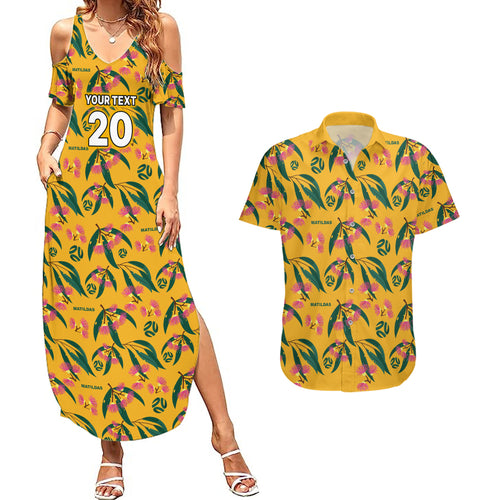 custom-aussie-matildas-couples-matching-summer-maxi-dress-and-hawaiian-shirt-football-australia-2023-silver-princess-unique