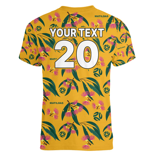 custom-aussie-matildas-women-v-neck-t-shirt-football-australia-2023-silver-princess-unique