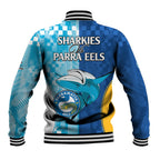 NRL Shark Combine Eels Rugby Baseball Jacket Sporty Style LT9