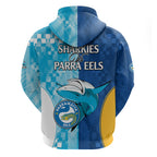 NRL Shark Combine Eels Rugby Hoodie Sporty Style LT9