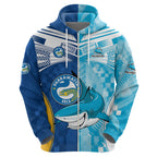 NRL Shark Combine Eels Rugby Hoodie Sporty Style LT9