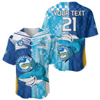Custom NRL Shark Combine Eels Rugby Baseball Jersey Sporty Style LT9