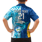 Custom NRL Shark Combine Eels Rugby Hawaiian Shirt Sporty Style LT9