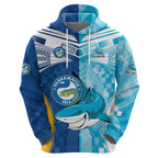 Custom NRL Shark Combine Eels Rugby Hoodie Sporty Style LT9