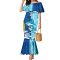 Custom NRL Shark Combine Eels Rugby Mermaid Dress Sporty Style LT9