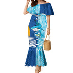 Custom NRL Shark Combine Eels Rugby Mermaid Dress Sporty Style LT9