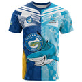 Custom NRL Shark Combine Eels Rugby T Shirt Sporty Style LT9