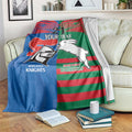 Custom Knights and Rabbitohs Rugby Blanket Sporty Style