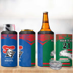 Custom Knights and Rabbitohs Rugby 4 in 1 Can Cooler Tumbler Sporty Style