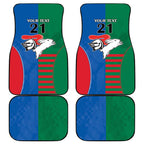 Custom Knights and Rabbitohs Rugby Car Mats Sporty Style
