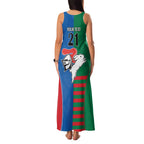 Custom Knights and Rabbitohs Rugby Family Matching Tank Maxi Dress and Hawaiian Shirt Sporty Style