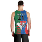 Custom Knights and Rabbitohs Rugby Men Tank Top Sporty Style