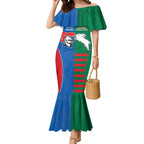 Custom Knights and Rabbitohs Rugby Mermaid Dress Sporty Style