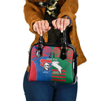 Custom Knights and Rabbitohs Rugby Shoulder Handbag Sporty Style