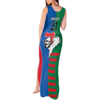Custom Knights and Rabbitohs Rugby Tank Maxi Dress Sporty Style