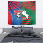 Custom Knights and Rabbitohs Rugby Tapestry Sporty Style