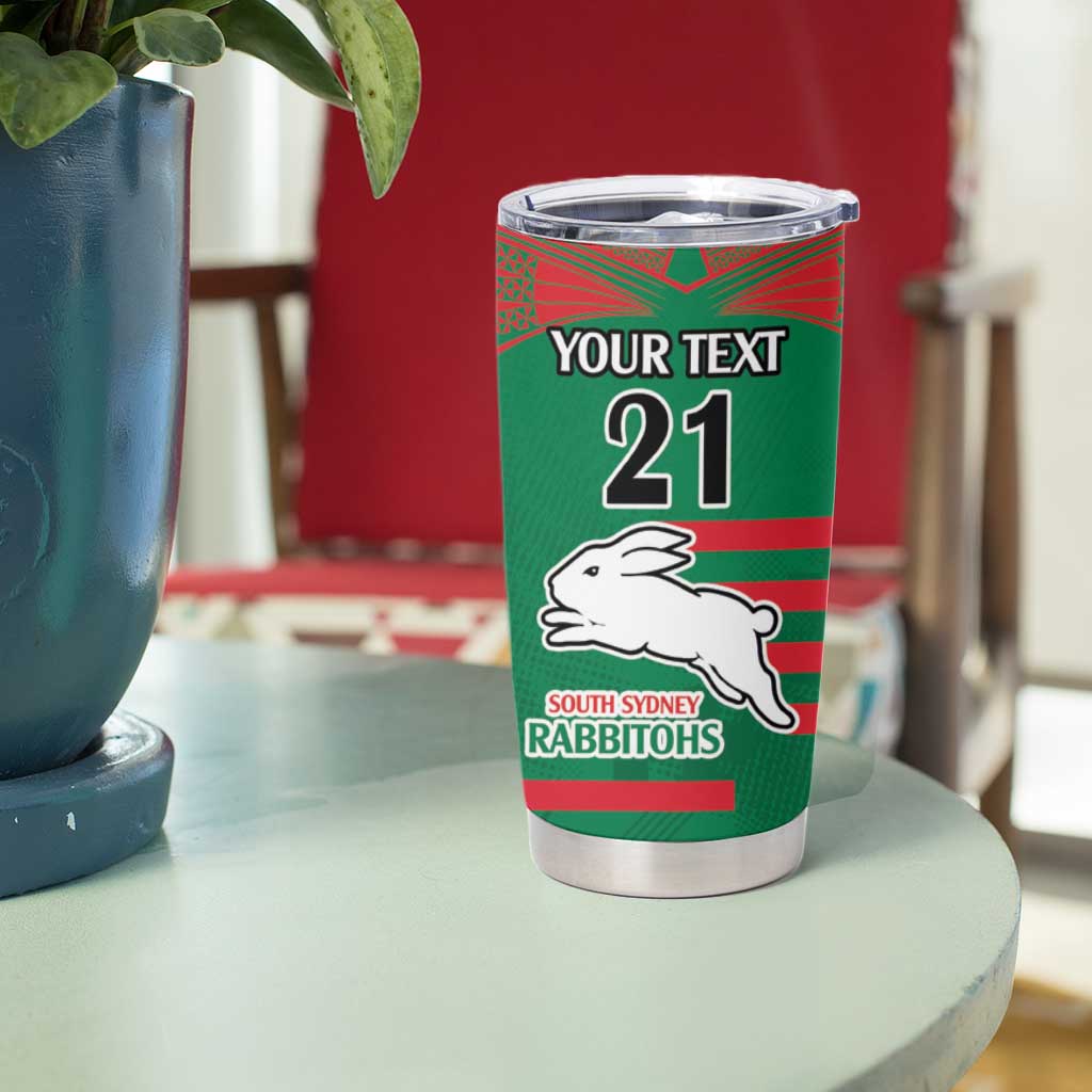 Custom Knights and Rabbitohs Rugby Tumbler Cup Sporty Style