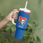 Custom Knights and Rabbitohs Rugby Tumbler With Handle Sporty Style