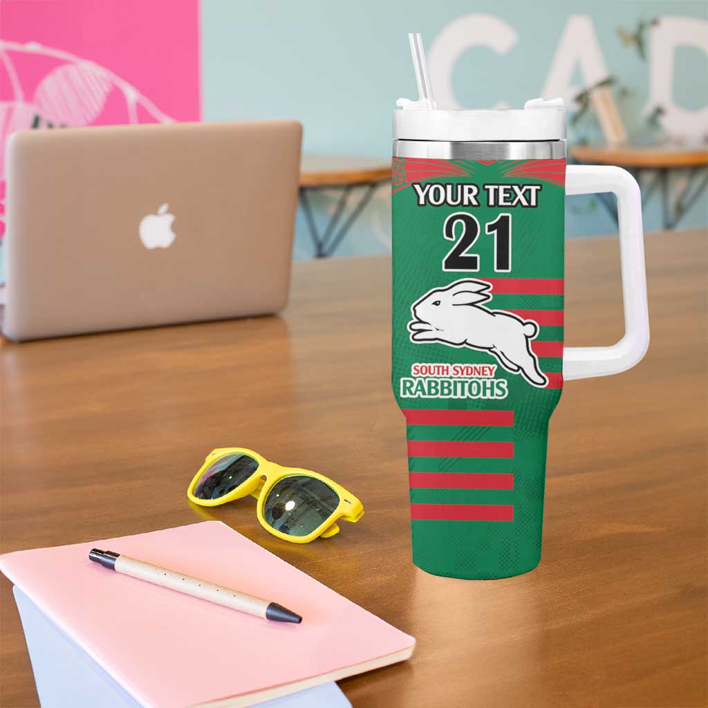 Custom Knights and Rabbitohs Rugby Tumbler With Handle Sporty Style