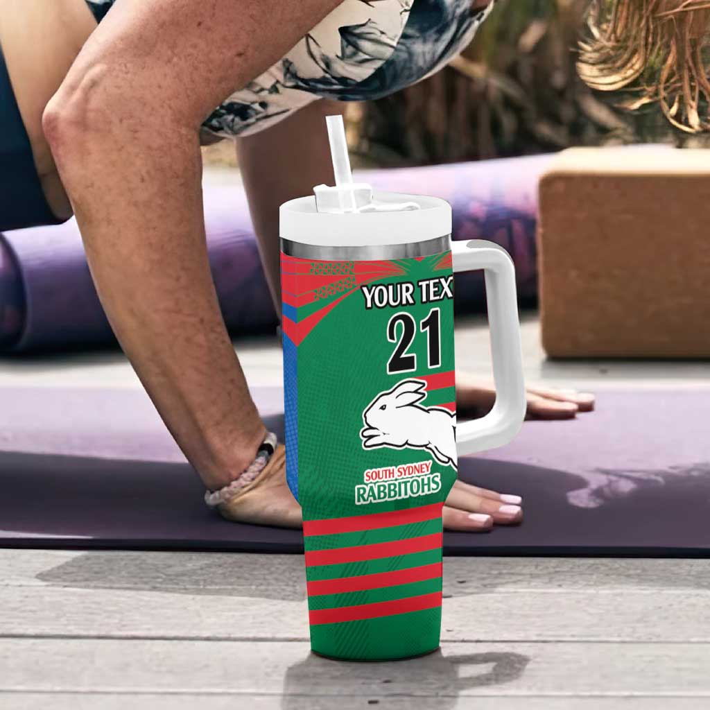Custom Knights and Rabbitohs Rugby Tumbler With Handle Sporty Style
