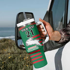 Custom Knights and Rabbitohs Rugby Tumbler With Handle Sporty Style
