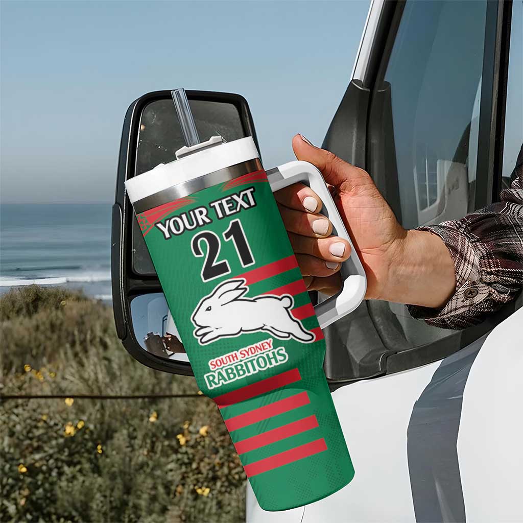 Custom Knights and Rabbitohs Rugby Tumbler With Handle Sporty Style