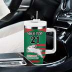 Custom Knights and Rabbitohs Rugby Tumbler With Handle Sporty Style