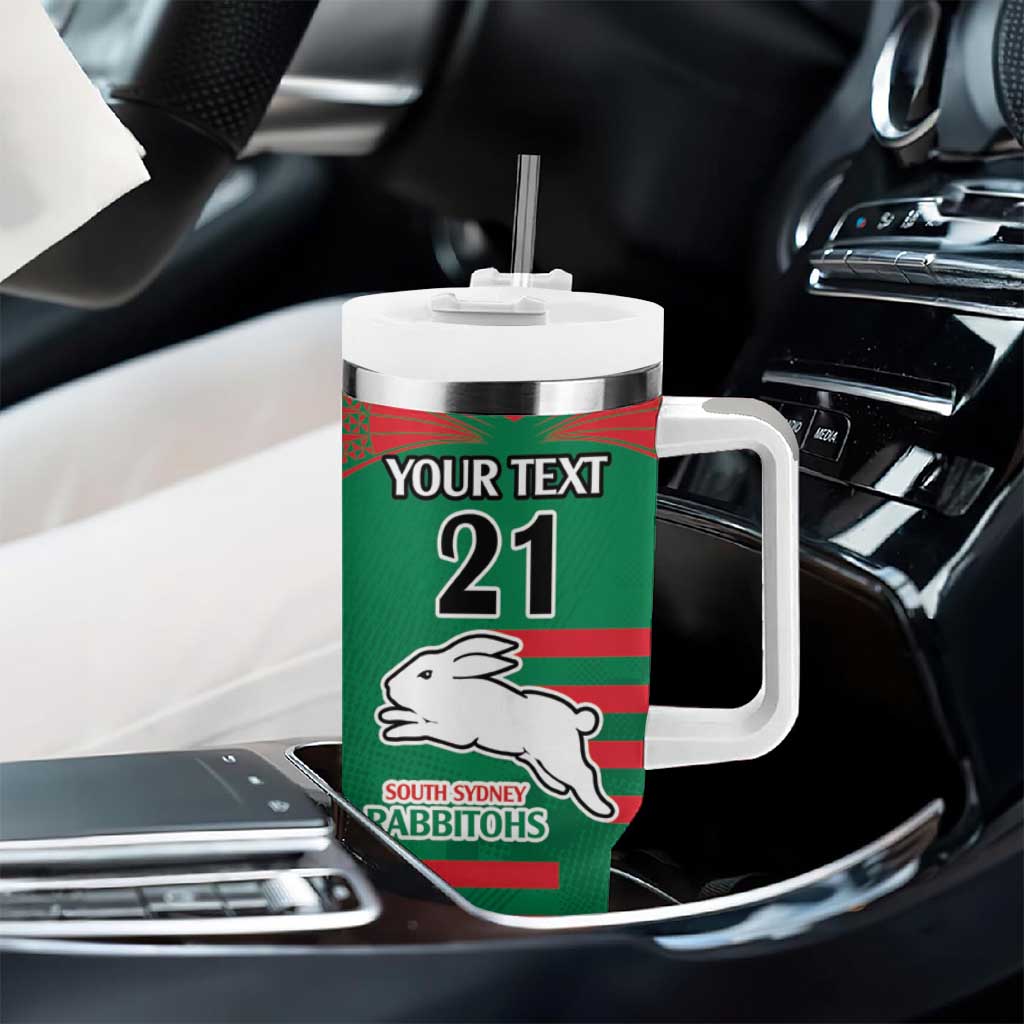 Custom Knights and Rabbitohs Rugby Tumbler With Handle Sporty Style
