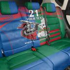 Custom Knights and Rabbitohs Mascot Together Back Car Seat Cover