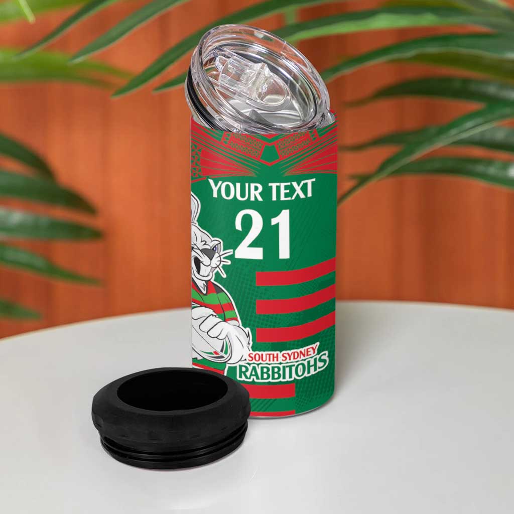 Custom Knights and Rabbitohs Mascot Together 4 in 1 Can Cooler Tumbler