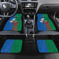 Custom Knights and Rabbitohs Mascot Together Car Mats
