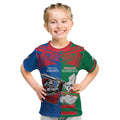 Custom Knights and Rabbitohs Mascot Together Kid T Shirt