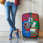 Custom Knights and Rabbitohs Mascot Together Luggage Cover