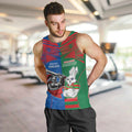 Custom Knights and Rabbitohs Mascot Together Men Tank Top