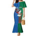 Custom Knights and Rabbitohs Mascot Together Mermaid Dress