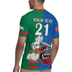 Custom Knights and Rabbitohs Mascot Together Rugby Jersey