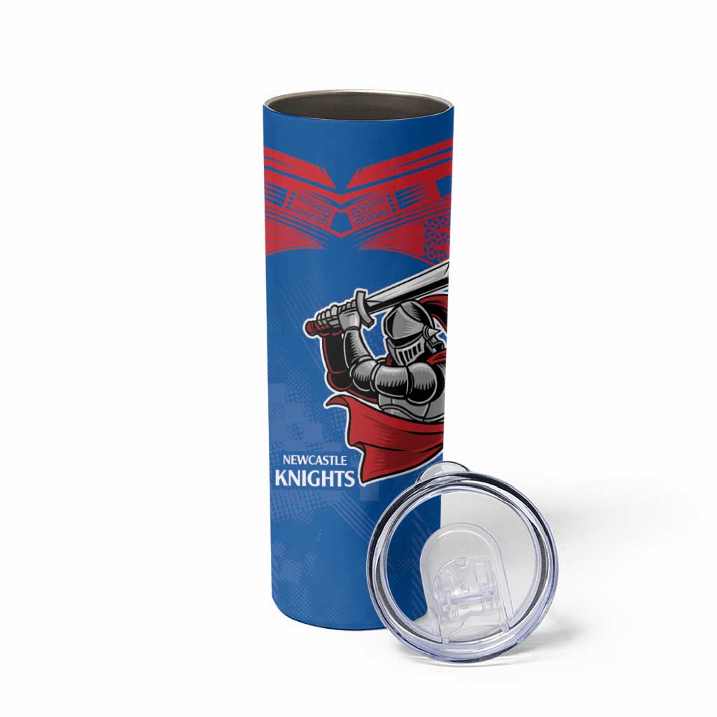 Custom Knights and Rabbitohs Mascot Together Skinny Tumbler