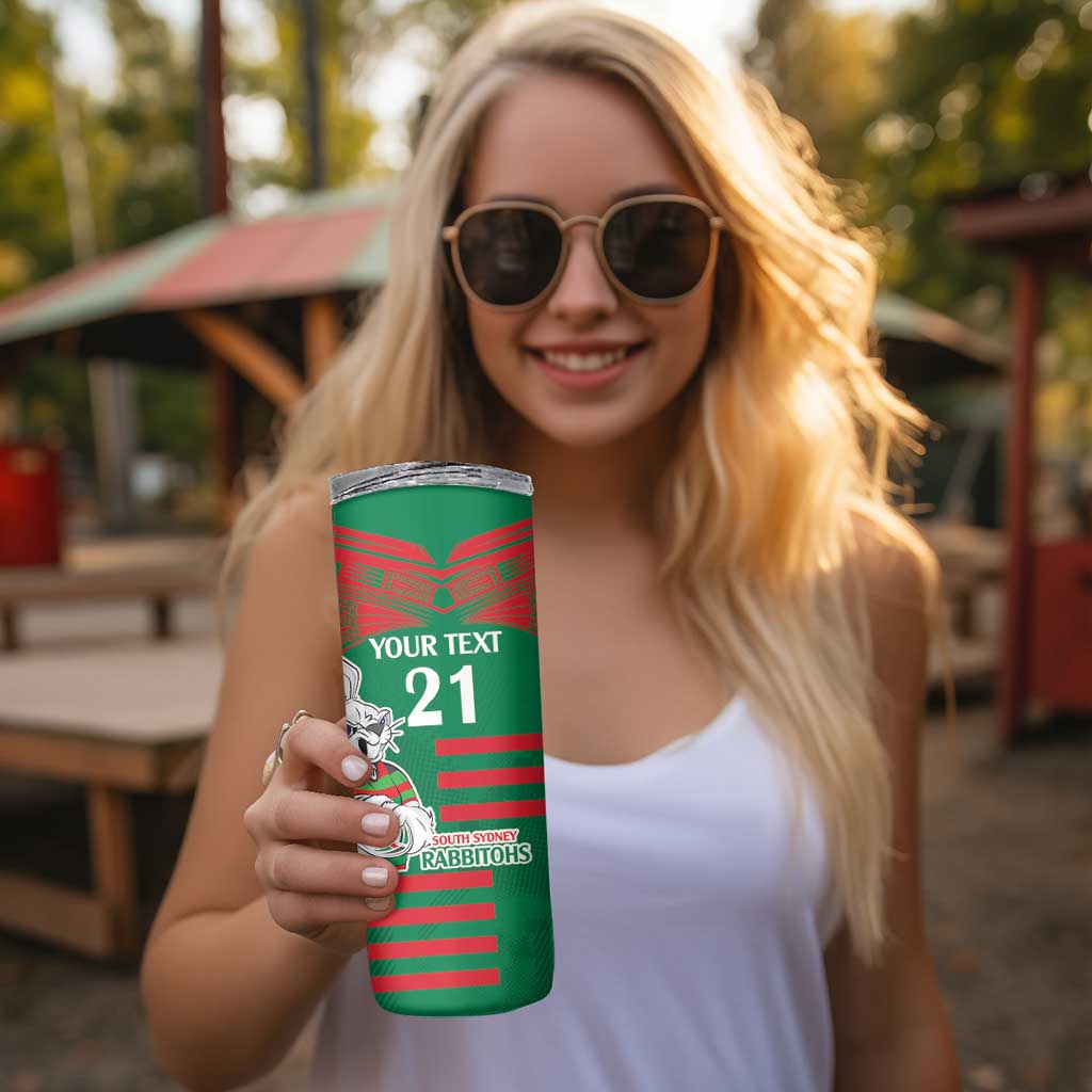 Custom Knights and Rabbitohs Mascot Together Skinny Tumbler