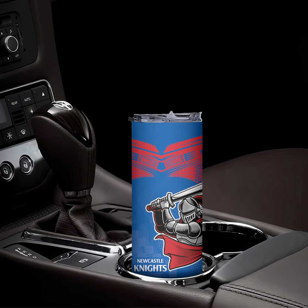 Custom Knights and Rabbitohs Mascot Together Skinny Tumbler