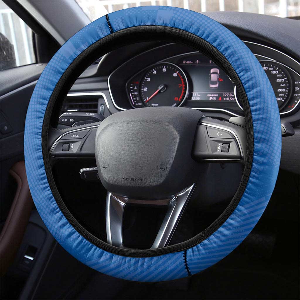 Knights and Rabbitohs Mascot Together Steering Wheel Cover