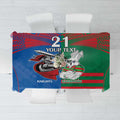 Custom Knights and Rabbitohs Mascot Together Tablecloth