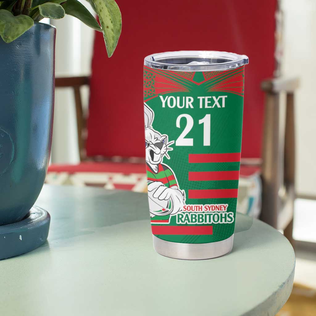 Custom Knights and Rabbitohs Mascot Together Tumbler Cup