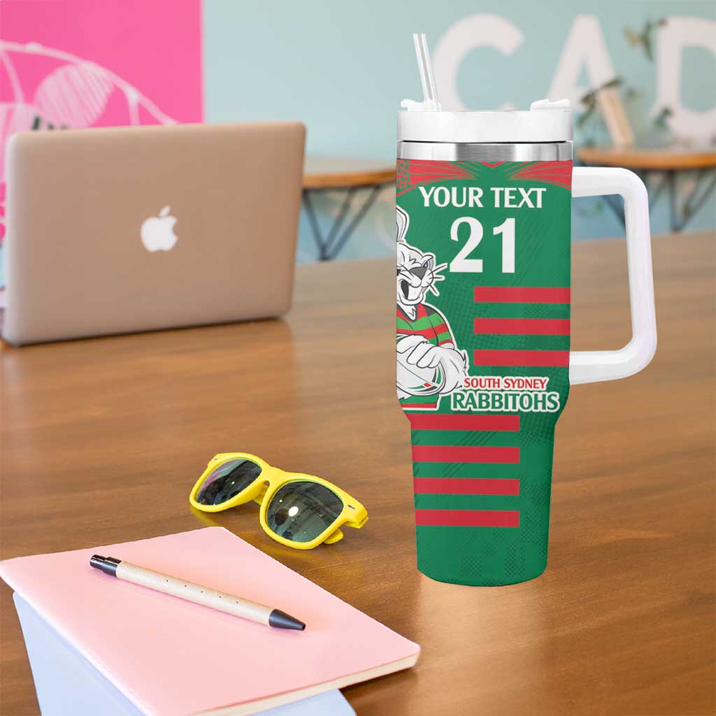 Custom Knights and Rabbitohs Mascot Together Tumbler With Handle
