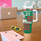 Custom Knights and Rabbitohs Mascot Together Tumbler With Handle