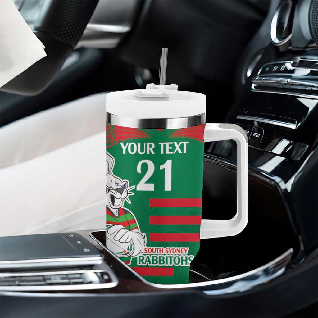 Custom Knights and Rabbitohs Mascot Together Tumbler With Handle