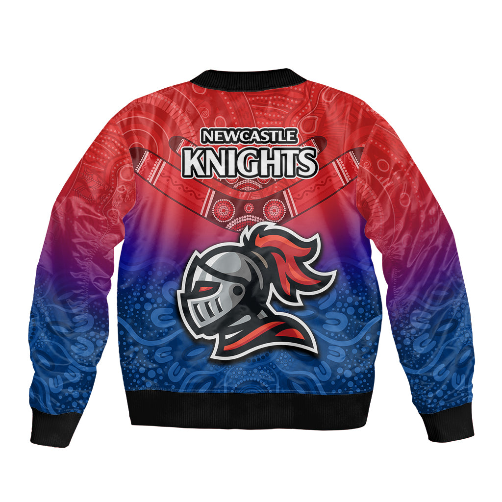 knights-permier-2023-bomber-jacket-nrl-mascot-with-aboriginal